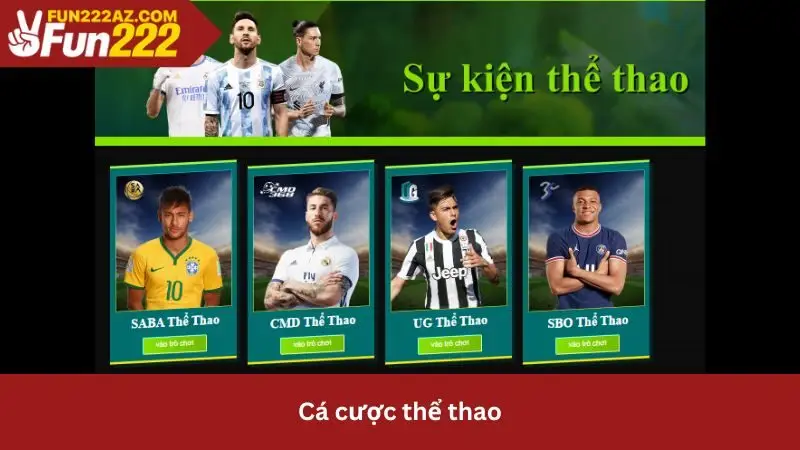 Giới thiệu Fun222 cược thể thao