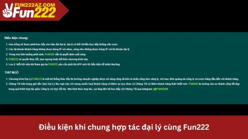 Tìm hiểu về điều kiện chung khi hợp tác đại lý
