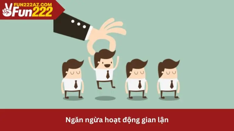 Ngăn ngừa các hoạt động gian lận